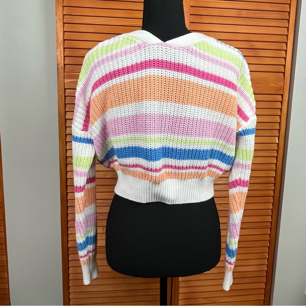 Jessica Simpson Multicolor Striped Cardigan - Picture 5 of 7